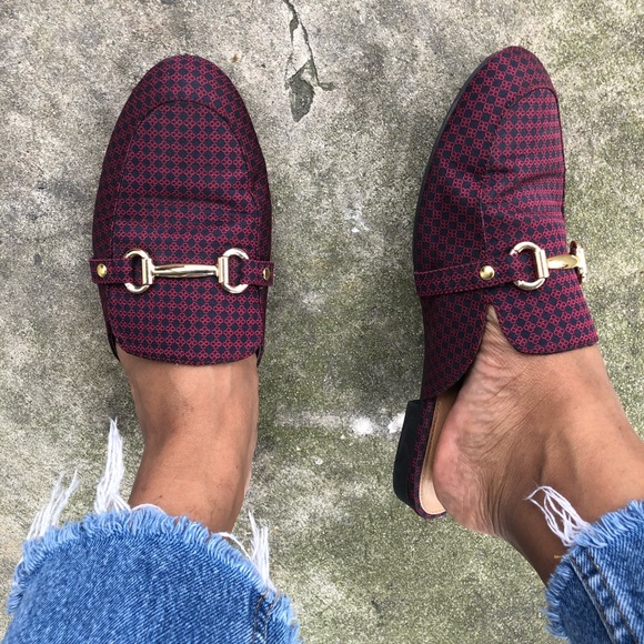 Abound Patterned Slip On Mules - Picture 2 of 3